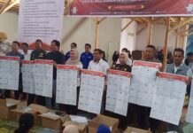 KPU Luwu Utara Kembali Lakukan Sortir dan Pelipatan Kertas Suara untuk DPR-RI, Provinsi dan Kabupaten