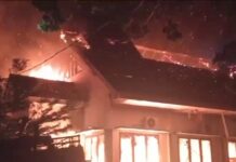 Kantor Dinas Pengendalian Penduduk dan KB Morowali Utara Terbakar