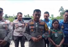 Kapolres Luwu Timur Tinjau Kawasan Hutan Yang Diklaim Sebagai Lahan Adat untuk Proyek Food Estate