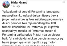 Viral, Petugas SPBU Uraso Luwu Utara Dahulukan Pengisian Jeriken