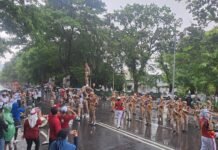 Hari Kedua Semarak HPRL-78 Dimeriahkan Drumb Corps GAP IPDN Sulsel