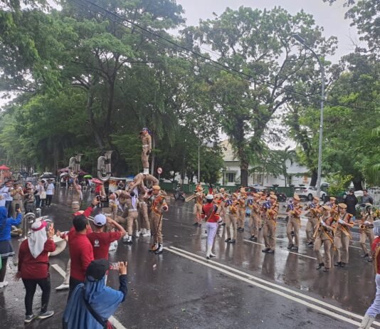 Hari Kedua Semarak HPRL-78 Dimeriahkan Drumb Corps GAP IPDN Sulsel
