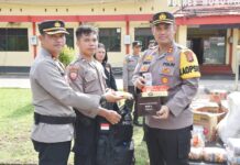 Gelar Apel Pelepasan Pasukan Pengamanan TPS, Ini Penekanan Kapolres Morowali Utara