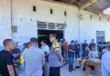 Kapolres Morowali Utara Pantau Langsung PSU di TPS III Desa One Pute