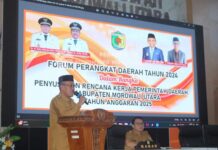 Wabup Morowali Utara Buka Forum Perangkat Daerah 2024