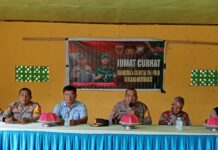 Melalui Program Jumat Curhat, Waka Polres Luwu Utara Tampung Keluhan Warga Desa Laba