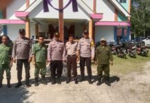 Polres Morowali Utara Kerahkan Ratusan Personel Pengamanan Ibadah Jumat Agung