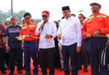 Bupati Luwu Timur Resmikan Penggunaan Jembatan Fly Over Ferrari