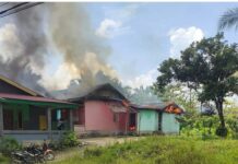 Cafe Miras di Morowali Utara Terbakar