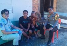 Kasat Lantas Polres Luwu Timur dan Jasa Raharja Kunjungi Rumah Korban Kecelakaan di Wotu