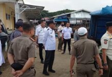 Wabup Morut Tinjau Pasar Kodal Setelah Ditertibkan