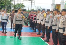 Apel Gelar Pasukan Ops Ketupat 2024, Polres Luwu Timur Siapkan 5 Pos dan Kerahkan Puluhan Personel