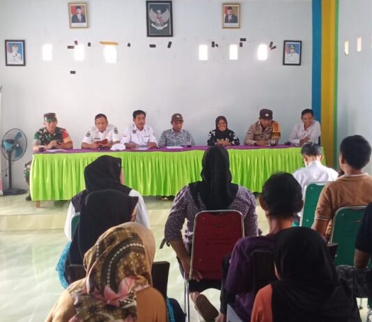 Persiapan HUT Desa Tarra Tallu ke 26, Pemdes Gelar Rapat