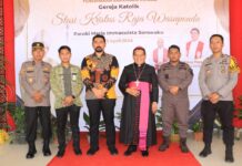 Hadiri Peresmian Gereja, Ini Pesan Wakil Bupati Luwu Timur