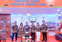 Morowali Utara Pamerkan Madu Menyoāe , Kripik Meti Hingga Fero Nikel di Expo Sulteng