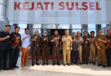 Didampingi Anggota DPRD dan Jajaran Pemda Lutim, Budiman Silaturahmi ke Kejati Sulsel