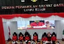 Rapat Pripurna HUT Luwu Timur ke 21 Diskorsing