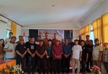 Diskominfo Morowali Utara Ngopi Bareng Wartawan, Bahas Kerjsama Pemerintah dan Media