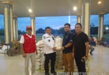 Pupuk Indonesia Salurkan 80 Ton Beras di Posko Induk Penanganan Bencana Luwu