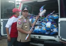 Serahkan Bantuan Alat Kebersihan, Budiman : Semoga Bermanfaat untuk Masyarakat Botta