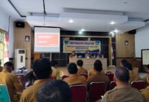 Disdikbud Bersama Inspektorat Luwu Utara Latih Kepsek Sosialisasi Penggunaan Dana BOSP Tingkat SMP Tahun 2024