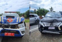 Randis Dishub Luwu Timur Tabrakan Saat Kawal Rombongan Bawa Bantuan Korban Banjir Bandang Luwu