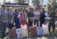 FK Tagana Sosial Bone Sambangi Korban Kebakaran di Bengo