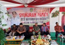 Desa Madani dan Maramba Syukuran Panen Bareng