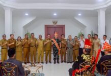 Pangdam XIII/Merdeka Silaturhami ke Rujab Bupati Morowali Utara