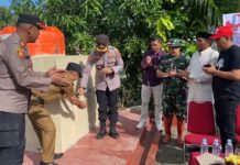 Selain Bedah Rumah di HUT Bhayangkara ke-78, Polres Luwu Timur Juga Bantu Warga Pengadaan Sumur Bor