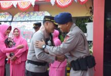 Momen  Kenal Pamit Kapolres Bone Penuh Haru, Sosok Pemimpin Religius Tinggalkan Banyak Kenangan