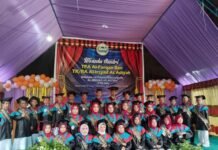 Wisuda 52 Santri TPA dan TK/RA Desa Mario Sukses Gemilang