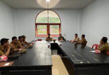 Wabup Morut Pimpin Rapat Koordinasi Pembasan Lahan Kota Kolonodale, Anggaran Sudah Siap !