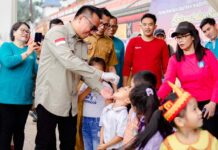 Bupati Morut Hadiri Pencanangan Pekan Imunisasi Nasional PIN (Polio)
