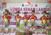 Pemkab Luwu Timur Gelar Lomba Senam Lansia Tingkat Kabupaten