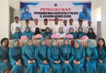 Plt Camat Baebunta Selatan Kukuhkan Perpanjangan Masa Jabatan Ketua TP.PKK Desa