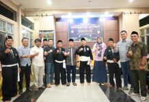 Bupati Budiman Hadiri Pengesahan Warga Baru PSHT Lutim
