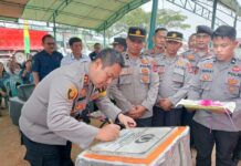 Kapolres Morut Resmikan Kantor Polsubsektor Mori Utara