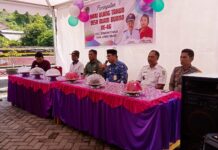 Camat Tomoni Timur Apresiasi HUT ke-46 Desa Alam Buana