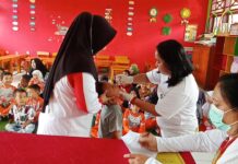 Sukseskan PIN Polio 2024, Puskesmas Mangkutana Lakukan Kegiatan di TK Pembina Mangkutana