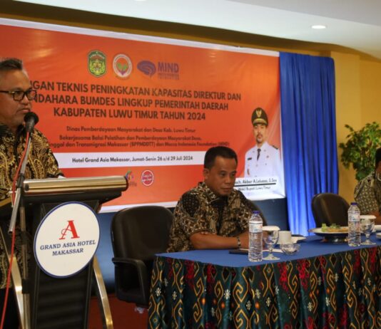 Bupati Budiman Buka Bimtek Peningkatan Kapasitas Direktur dan Bendahara BUMDes