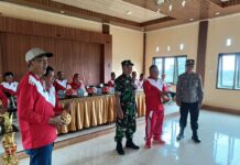 Babinsa Koramil 1311-03/Petasia Hadiri Rapat Persiapan Perayaan 17 Agustus 2024