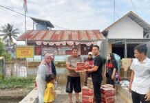 Usai Pelantikan, Kawasan Bersama Polres Luwu Utara Salurkan Bantuan untuk Korban Banjir