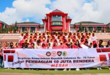 Latihan Gabungan Paskibraka Kab Morowali dan Morut