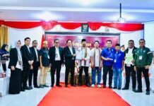 Pasangan AKAR Resmi Mendaftar ke KPU Sebagai Calon Bupati dan Wakil Bupati Luwu Utara