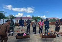 Ketua DPRD Luwu Timur Apresiasi Kejari Luwu Timur Musnahkan Barang Bukti