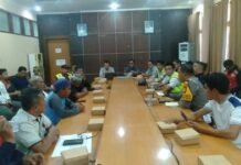 Hadiri Rakor Persiapan Renovasi Jembatan Masamba, Kasat Lantas : Jalan Nasional Ditutup Mulai Agustus