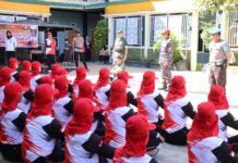 Jelang HUT RI 79, Kesbangpol Gelar Pemusatan Latihan Bagi Paskibraka Lutim