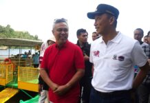 Bupati Budiman Dampingi Pj. Gubernur Sulsel Menikmati Suasana Danau Matano