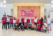 Gandeng UTD PMI Lutim, Mahasiswa KKN Unhas Gelar Aksi Sumbang Darah